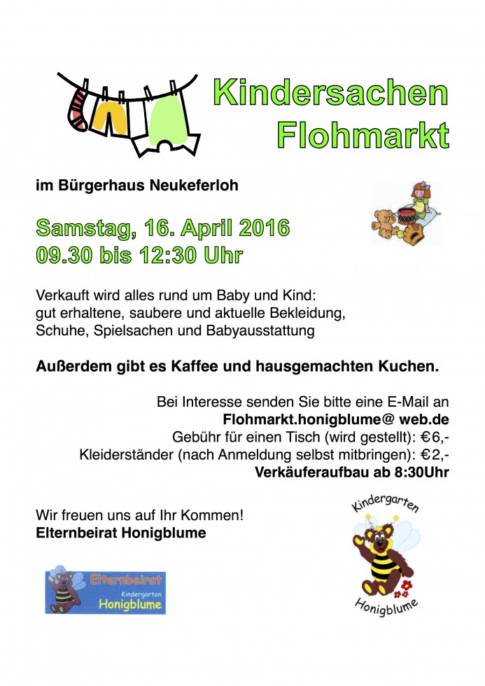 Kindergarten “Honigblume” lädt ein – B304