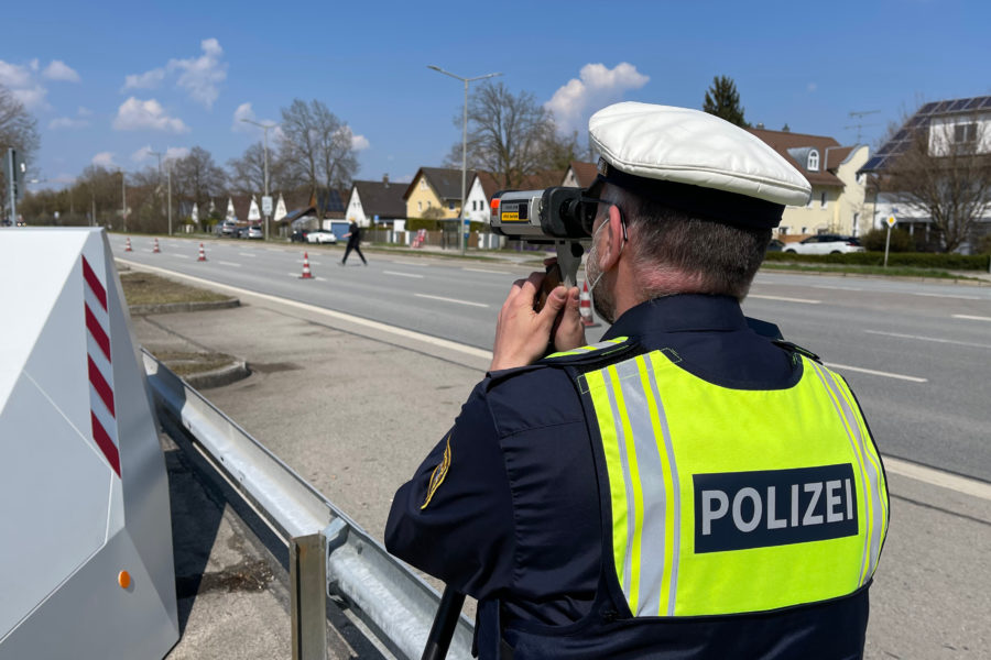 Heute! Blitzer auf B304