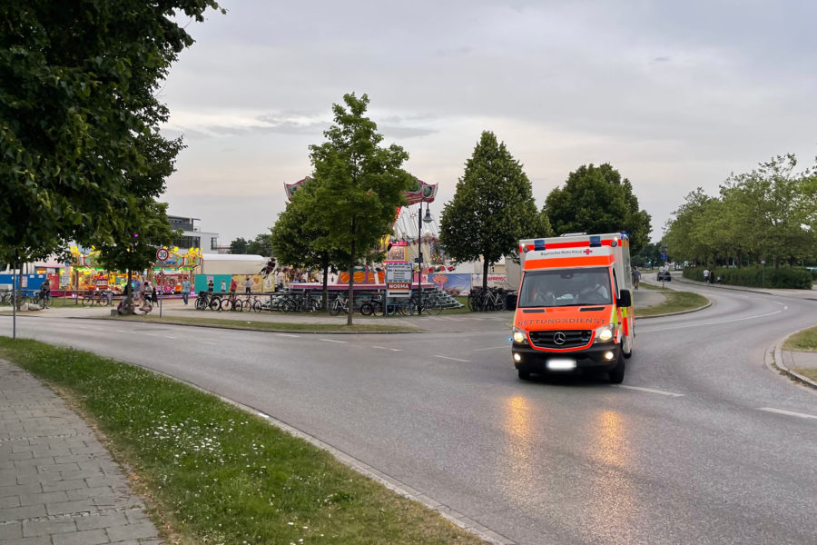 Schlägerei am Volksfest