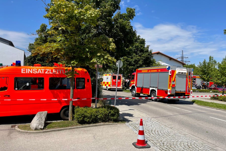 Mit Säure gestolpert: Großeinsatz!
