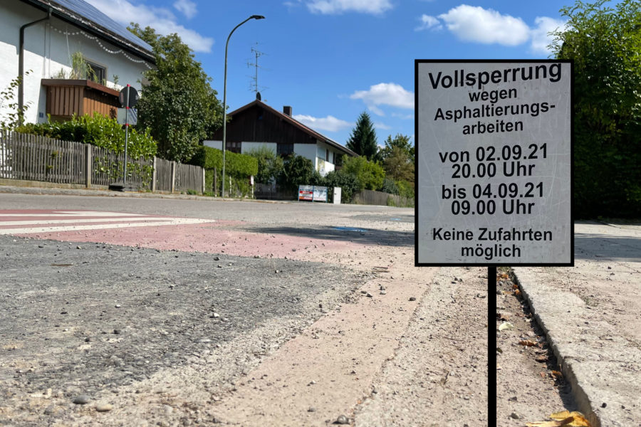 Weitere Vollsperrungen
