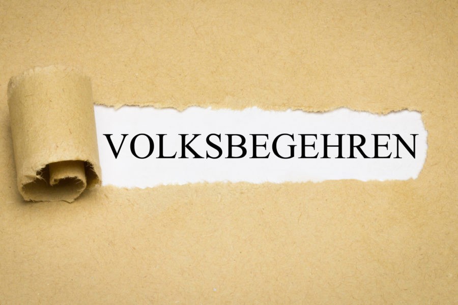 Kein Interesse- Volksbegehren deutlich gescheitert