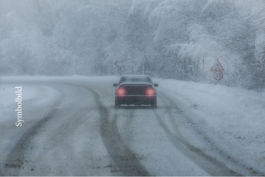 Verkehrsunfälle durch Schneeglätte