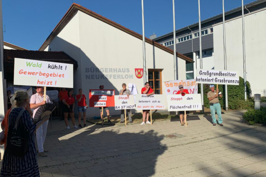 Lautstarker Protest