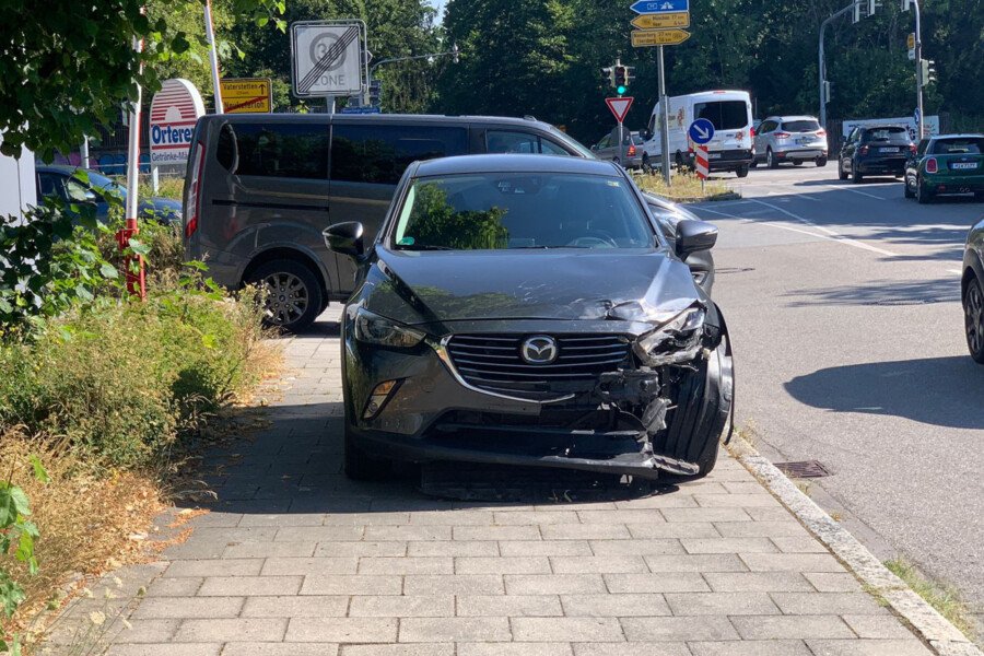 Unfall auf Orterer-Kreuzung