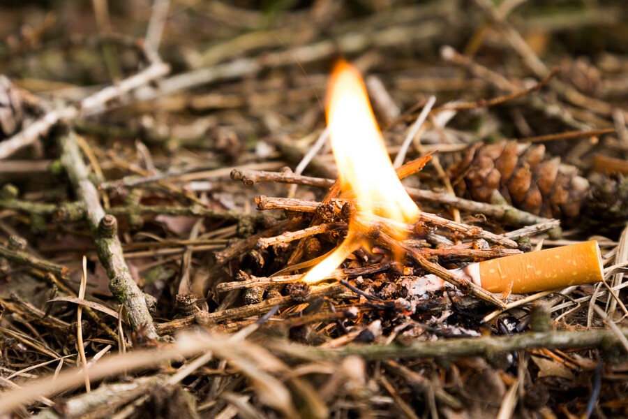 Beobachtungsflüge: Waldbrandgefahr!