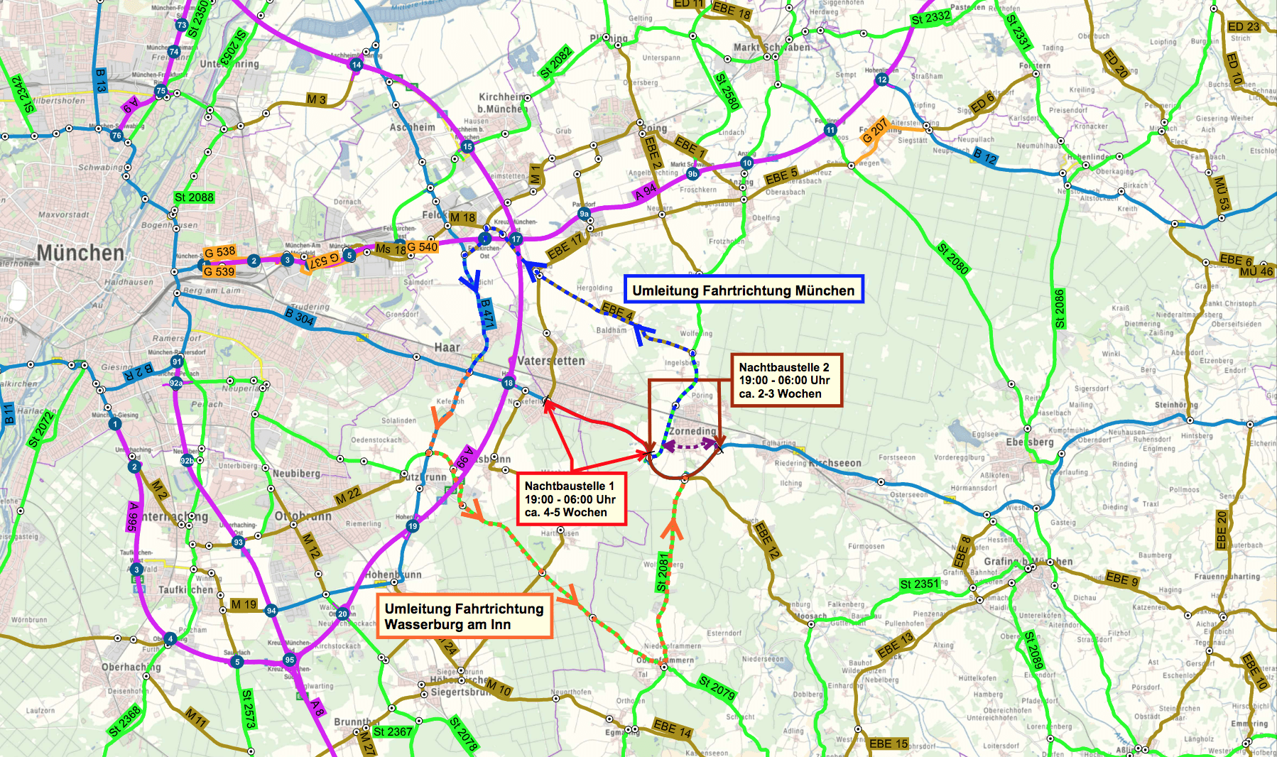 Ab Heute: Nächtliche Sperrung Der B304 – B304