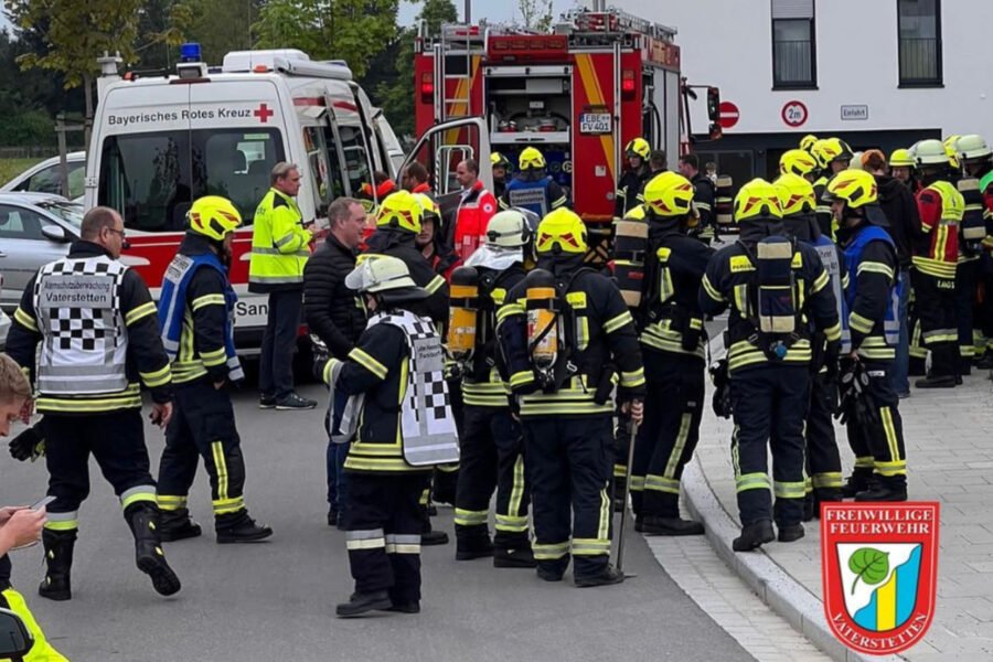 Abendlicher Großeinsatz