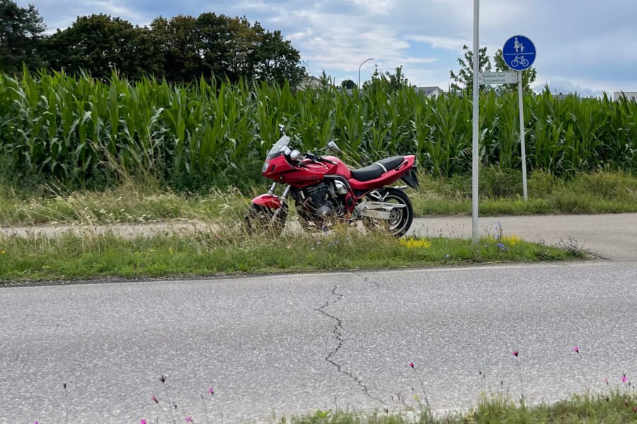 Motorrad übersehen