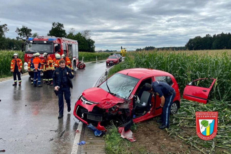 Unfall: Schwer verletzt