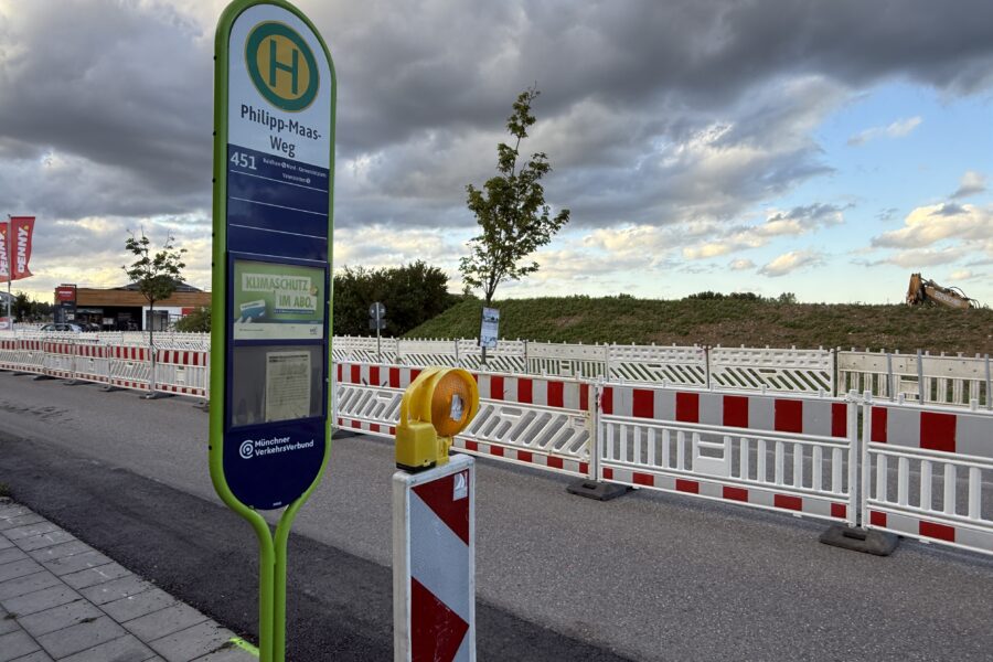 Bremst Baustelle Bus 451 aus?