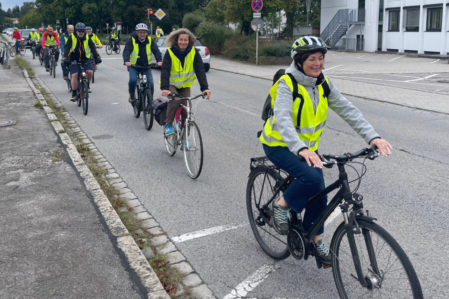 Radeln mit der Bürgermeisterin