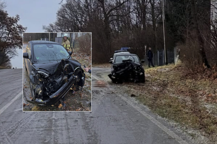 Glätte sorgt für Unfall