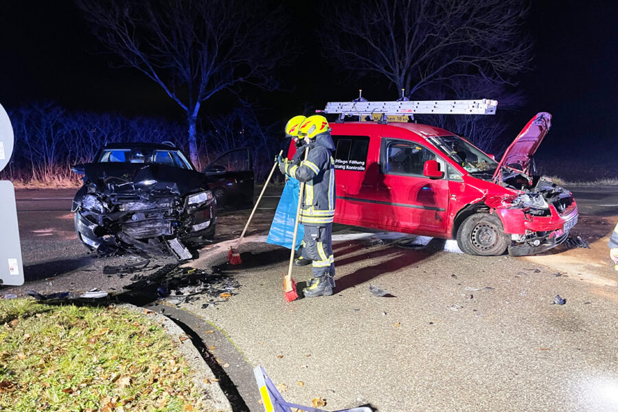 Leichtverletzte bei Unfall
