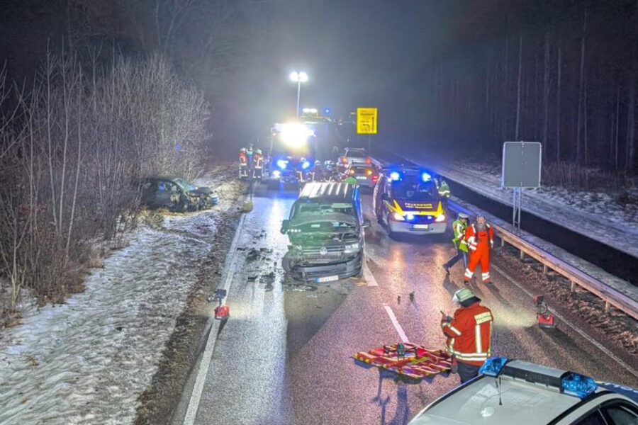 Feuerwehr im Großeinsatz