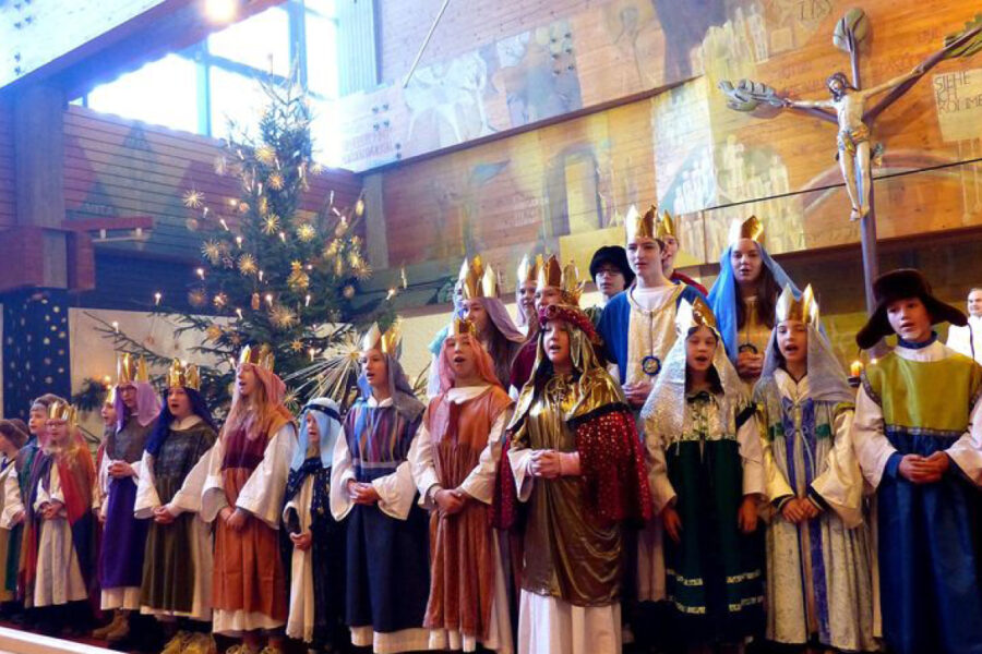 Sternsinger im Anmarsch